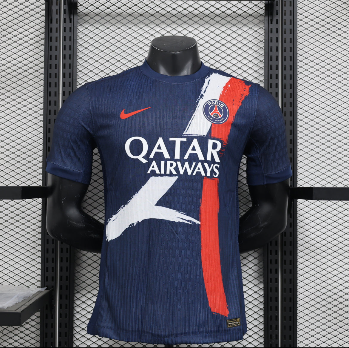 Maillot PSG tour eiffel bleu version player