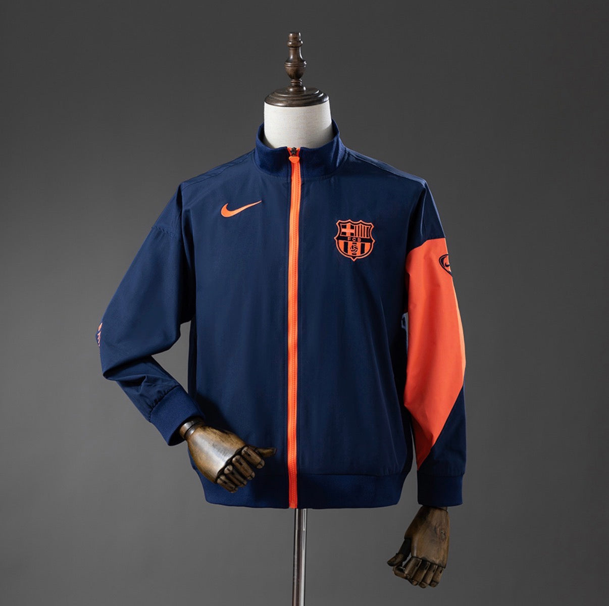 Veste FC Barcelone bleu orange