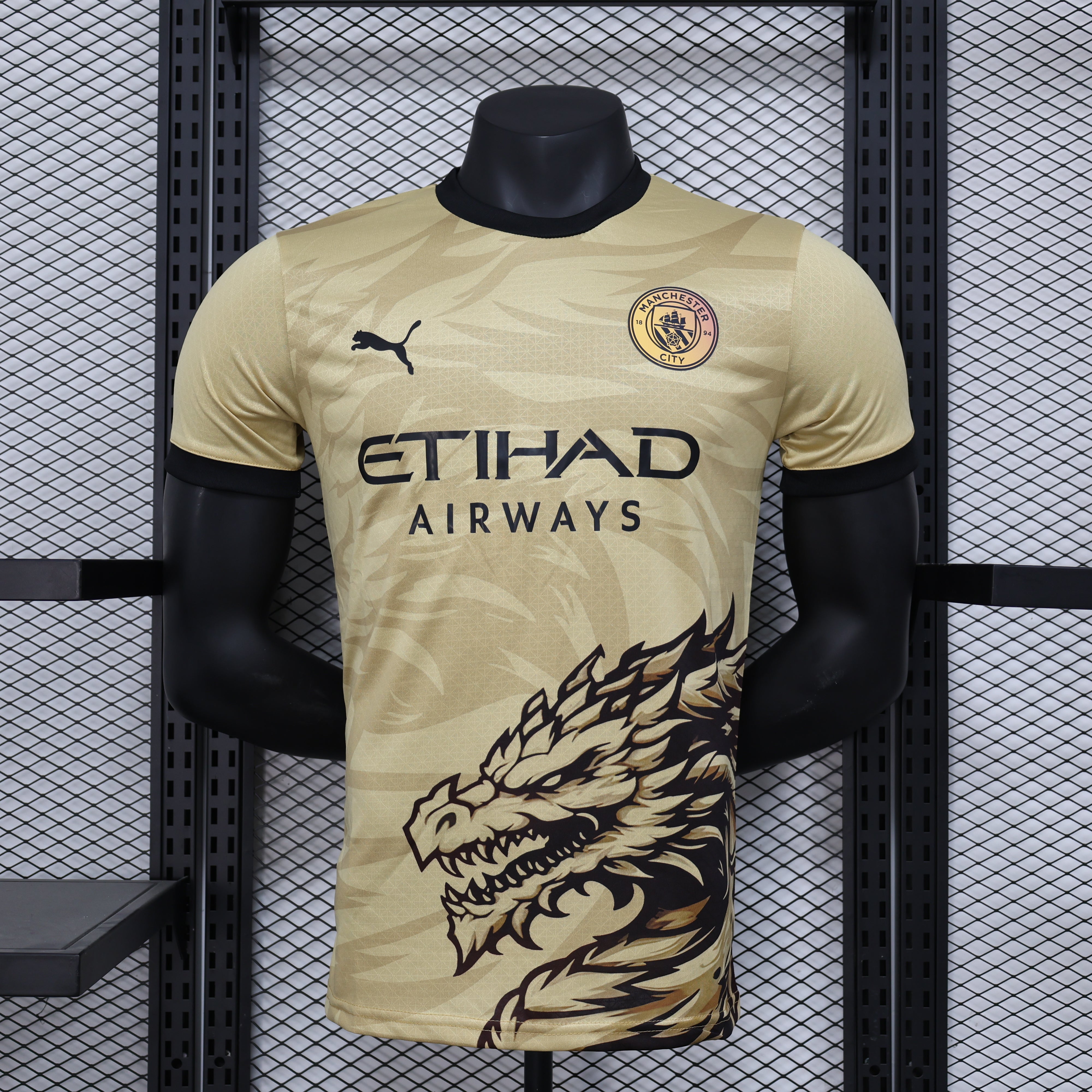 Maillot Manchester City dragon dorée version player