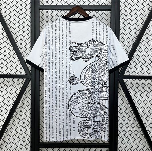 Maillot Japon Dragon ecriture blanc
