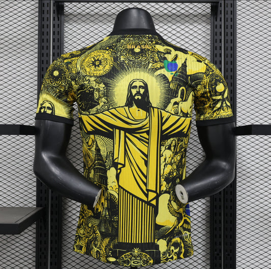 Maillot Brésil christ jaune version player