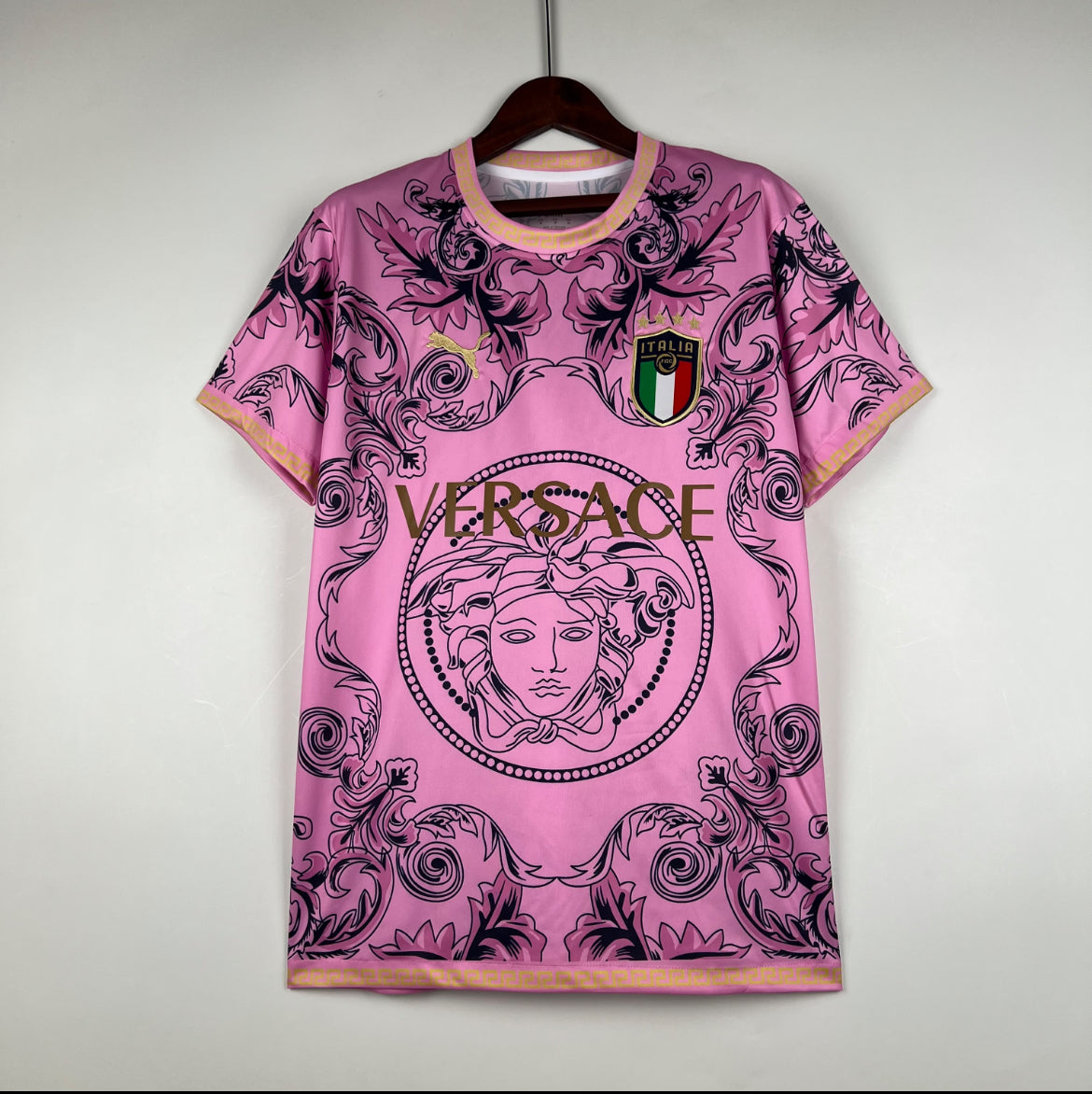 Maillot Italie Versace rose