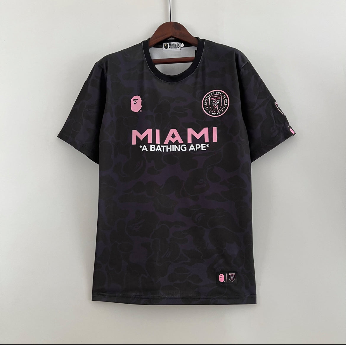 Maillot Inter miami "A BAPHING APE" noir