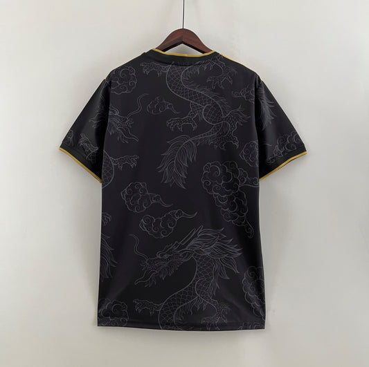 Maillot Real Madrid dragons noir complet