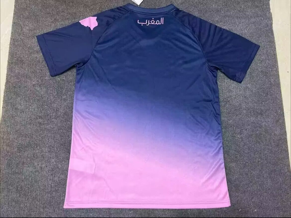 Maillot Maroc concept bleu foncé et rose