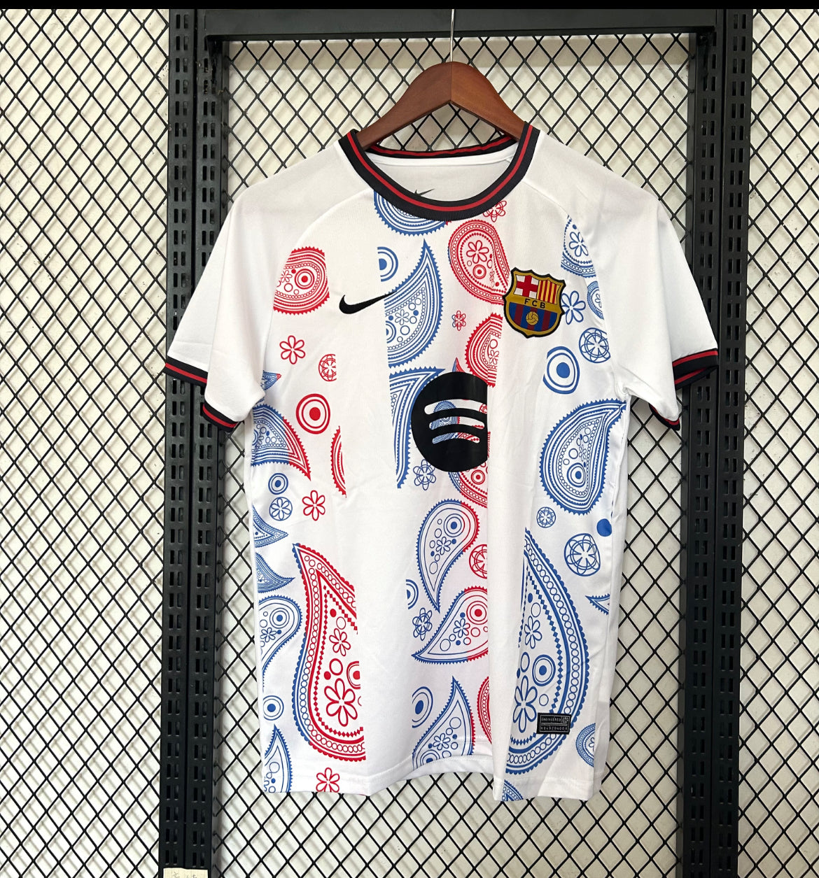 Maillot FC Barcelone concept blanc