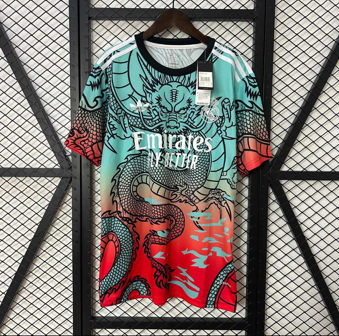 Maillot Real Madrid dragon bleu et rouge