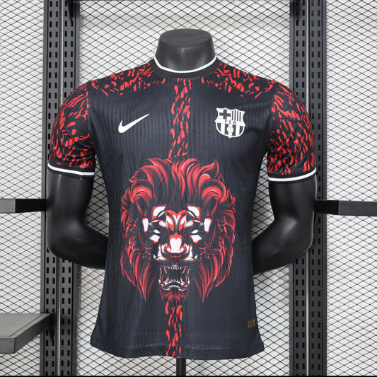 Maillot FC Barcelone lion rouge version player