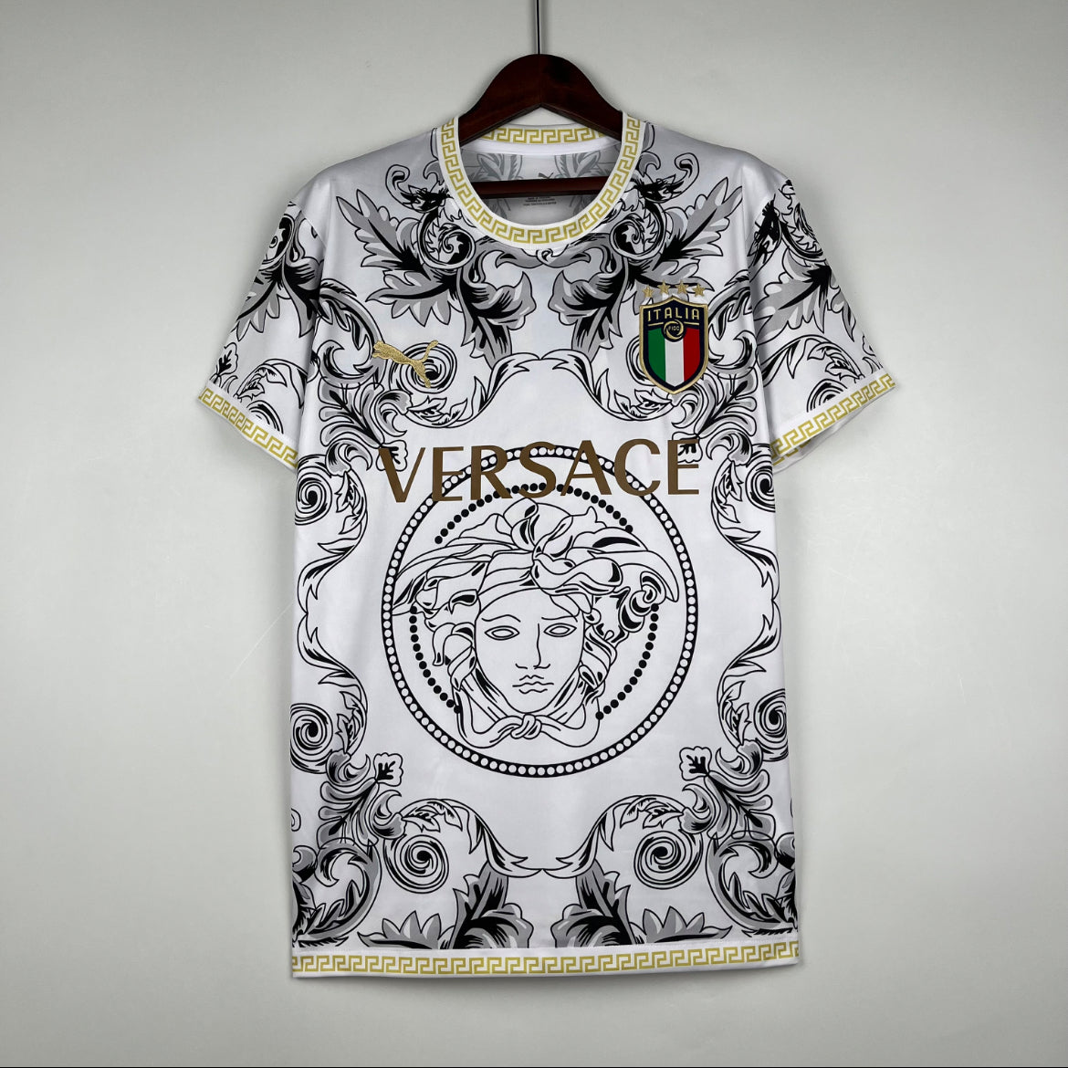 Maillot Italie Versace blanc