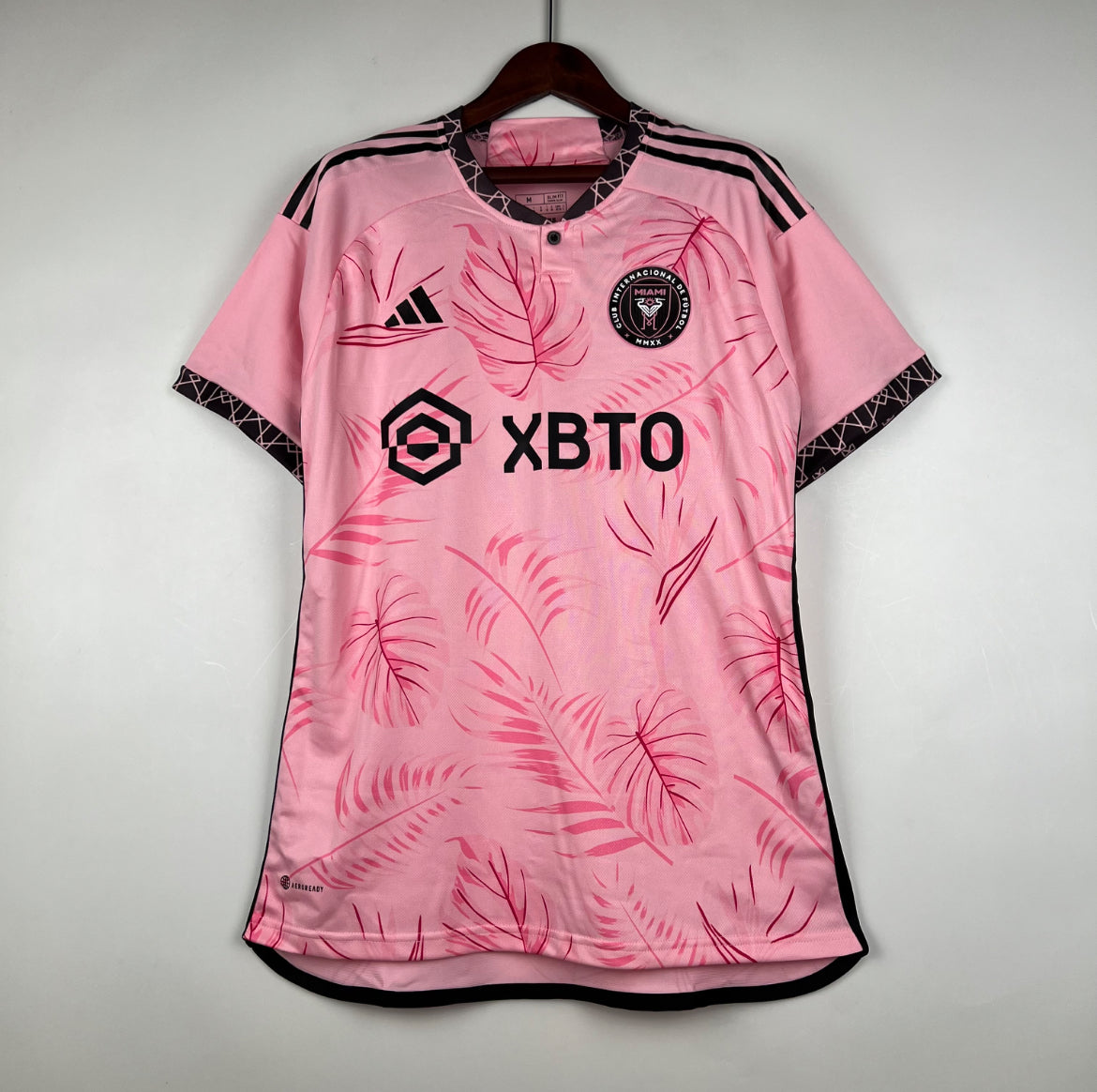 Maillot Inter Miami feuille rose