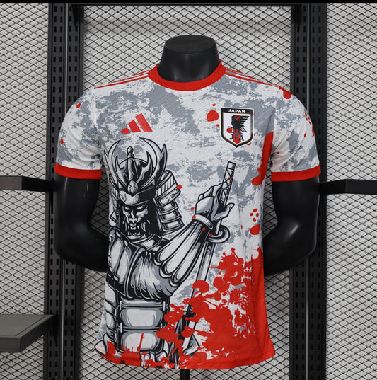 Maillot Japon Samuraï blanc et rouge version player