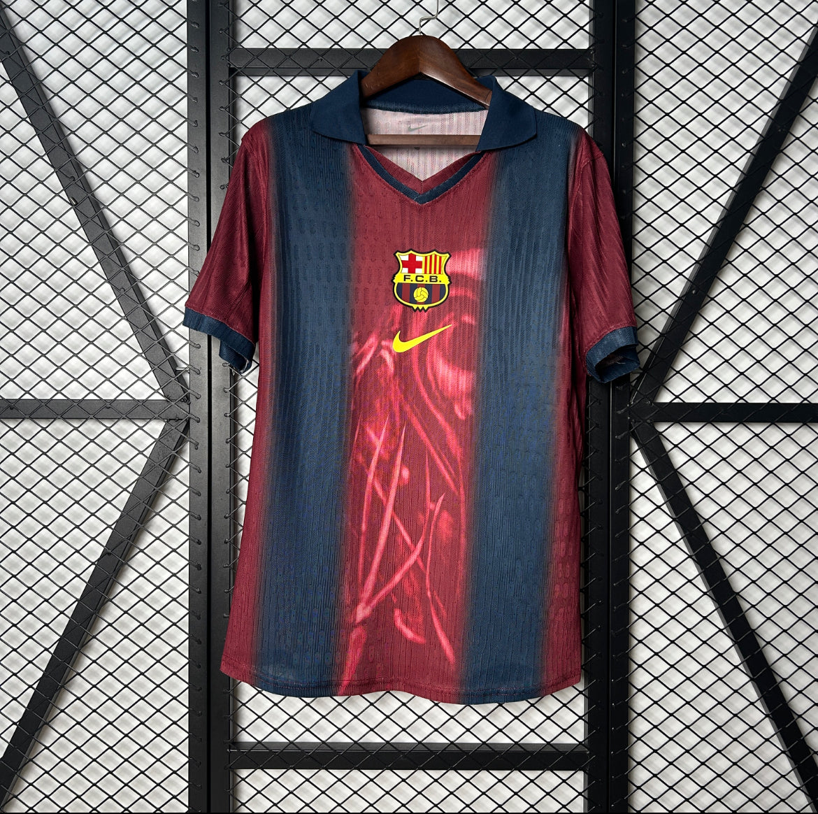 Maillot FC Barcelone rétro X Travis Scott version player