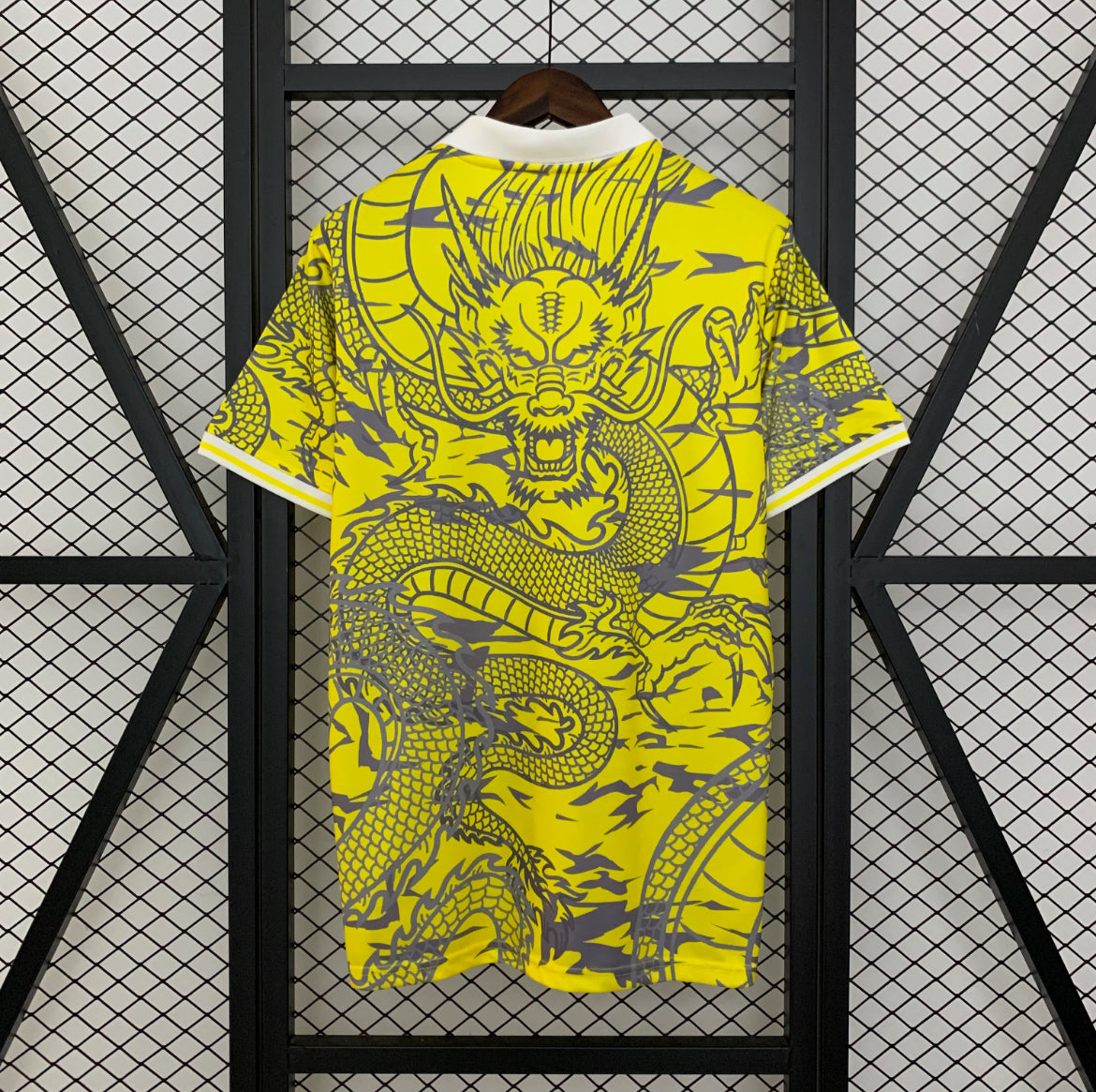 Maillot Real Madrid dragon jaune