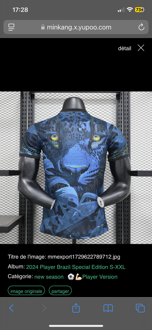 Maillot Brésil puma version player