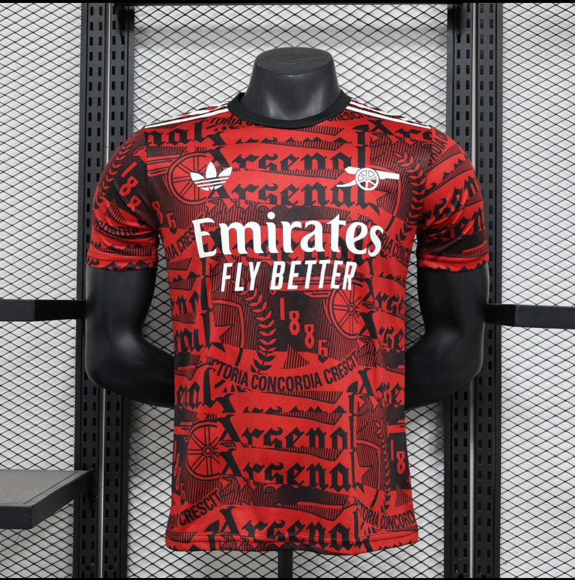 Maillot Arsenal concept rouge version player