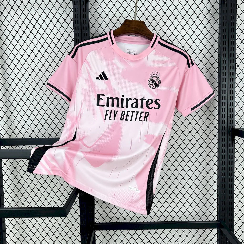 Maillot Real Madrid rose blanc