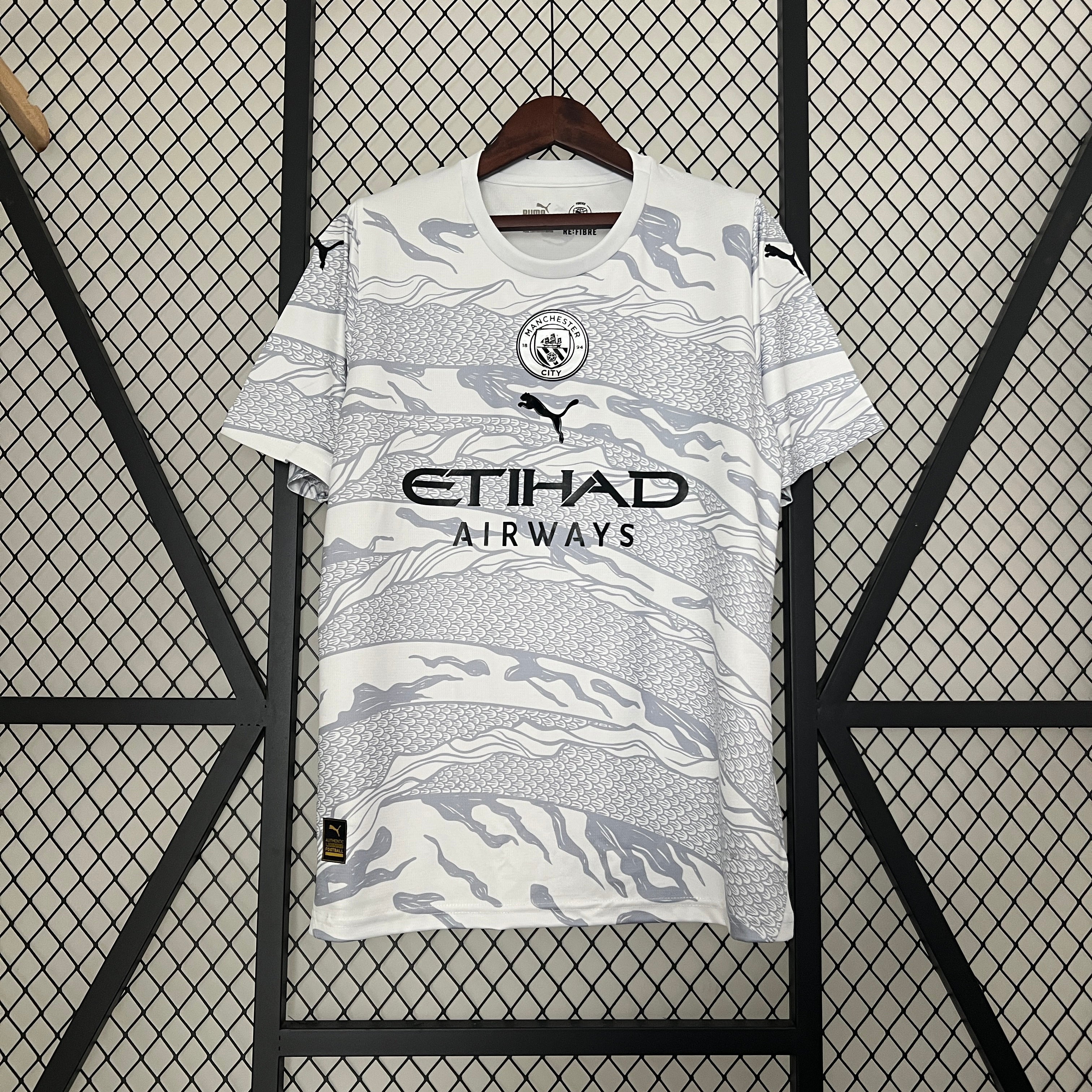 Maillot Manchester City Année du Dragon blanc