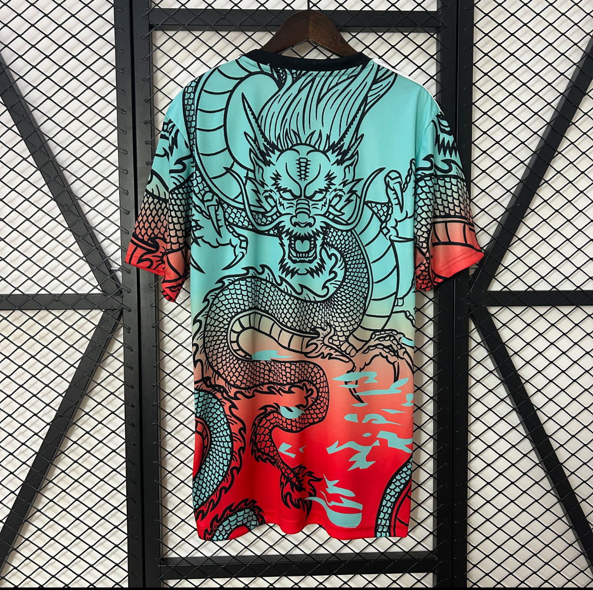 Maillot Real Madrid dragon bleu et rouge