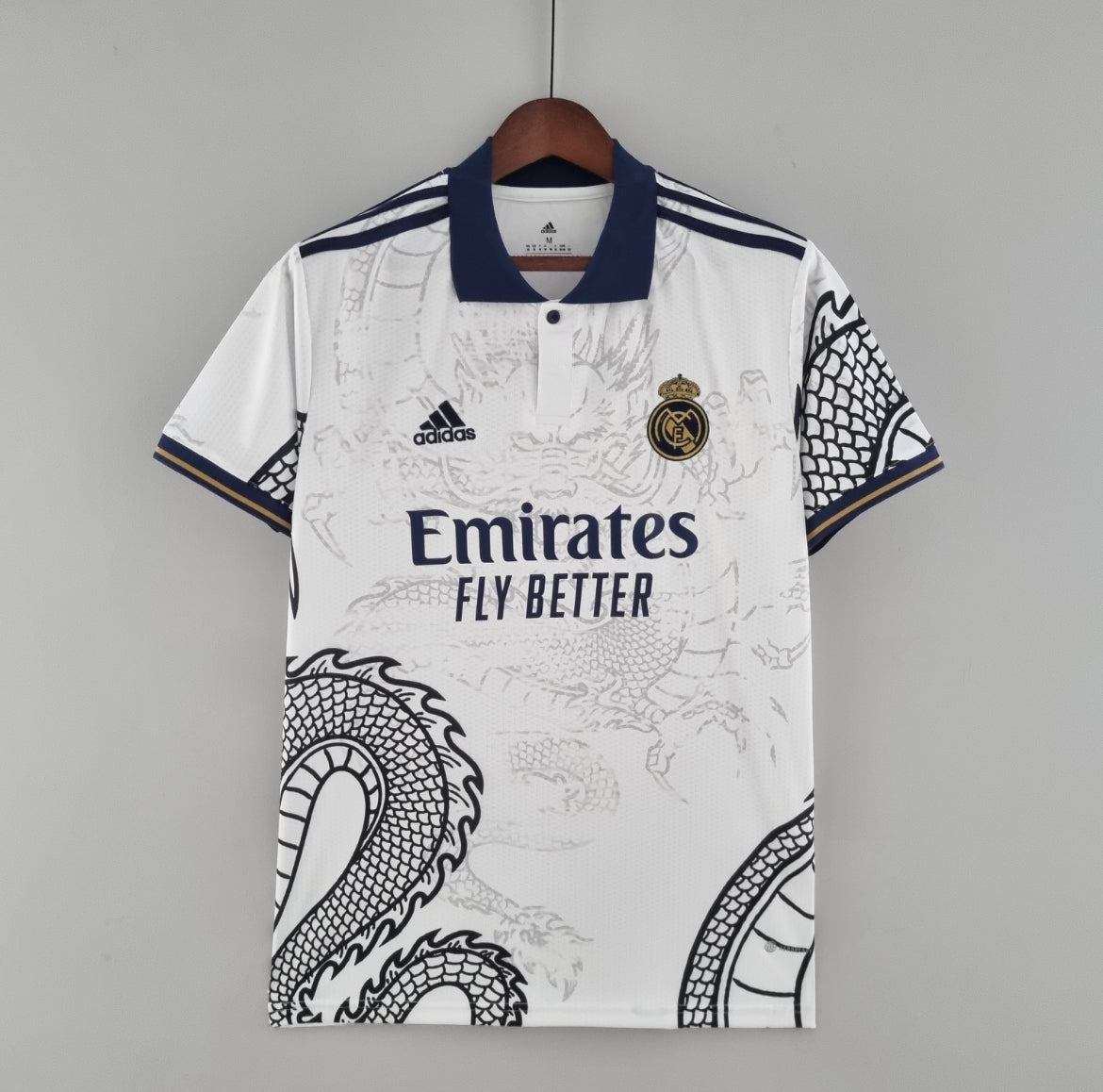 Maillot Real Madrid dragon polo blanc