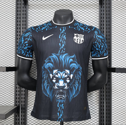Maillot FC Barcelone lion bleu