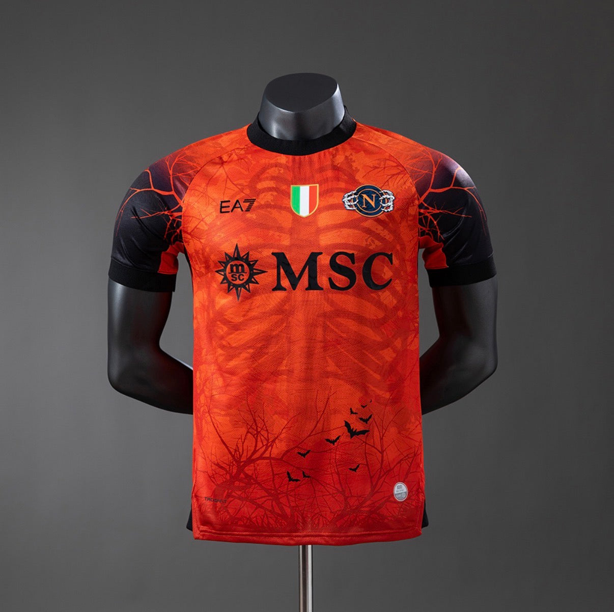 Maillot Naples halloween 2026 orange version player