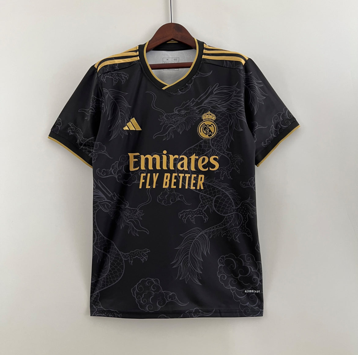 Maillot Real Madrid dragons noir complet
