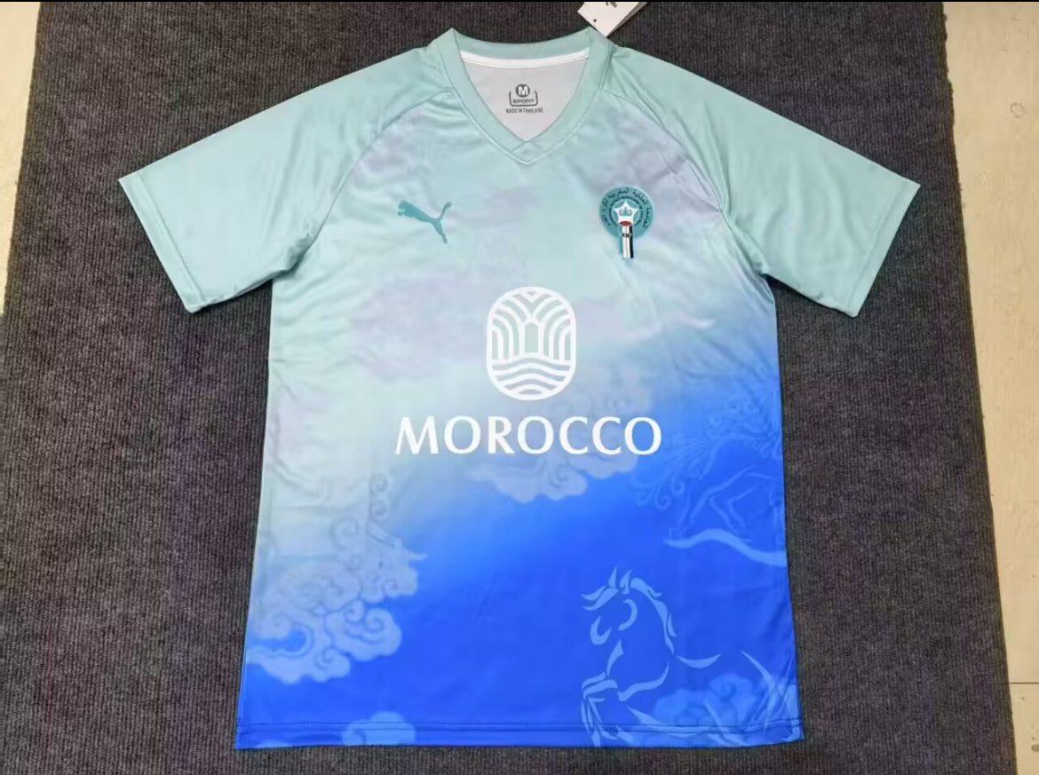 Maillot Maroc concept bleu